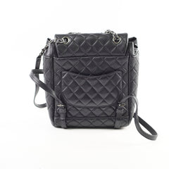 Chanel Lambskin Urban Spirit Backpack Black 23 Series