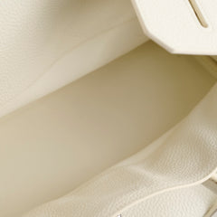 Hermes JPG Shoulder Birkin 42 Clemence White Stamp M Square