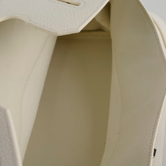 Hermes JPG Shoulder Birkin 42 Clemence White Stamp M Square