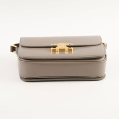 Celine Classique Medium Triomphe Bag Pebble Grey