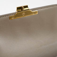 Celine Classique Medium Triomphe Bag Pebble Grey