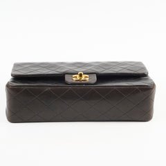 Chanel Vintage Medium M/L 24k Lambskin Classic Flap 4 Series