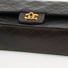 Chanel Vintage Medium M/L 24k Lambskin Classic Flap 4 Series
