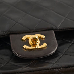 Chanel Vintage Medium M/L 24k Lambskin Classic Flap 4 Series