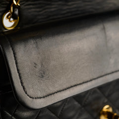Chanel Vintage Medium M/L 24k Lambskin Classic Flap 4 Series