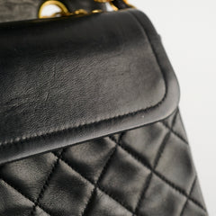 Chanel Vintage Medium M/L 24k Lambskin Classic Flap 4 Series