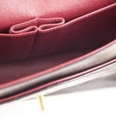 Chanel Vintage Medium M/L 24k Lambskin Classic Flap 4 Series