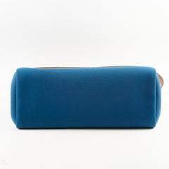 Hermes Herbag 39 Blue Indigo Retourne D stamp 2019