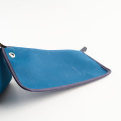 Hermes Herbag 39 Blue Indigo Retourne D stamp 2019