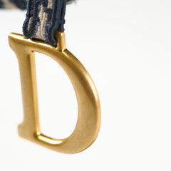Christian Dior Oblique Saddle Bag Navy