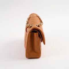 Chanel Small Classic Double Flap Caramel Cavia