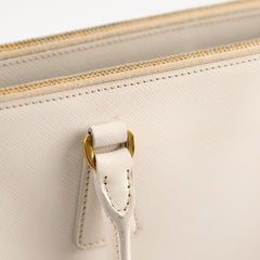 Prada Galleria Tote Bag White
