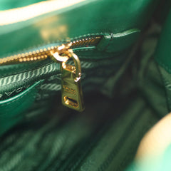 Prada Tessuto Gaufre Larice Tote Green