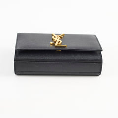 Saint Laurent Kate Small Black Grain