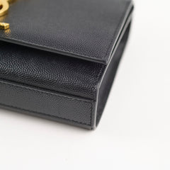 Saint Laurent Kate Small Black Grain
