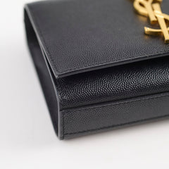 Saint Laurent Kate Small Black Grain