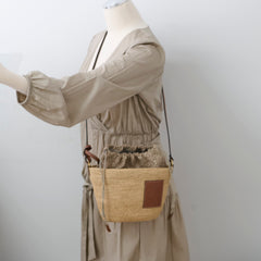 Loewe Pochette Mini Raffia Crossbody