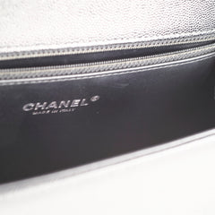 Chanel Caviar New Medium Boy Bag Black Micorchip