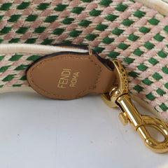 Fendi Canvas Strap Pink/Green