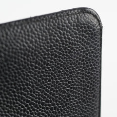 Chanel Medium/Large Caviar Classic Double Flap GHW Black
