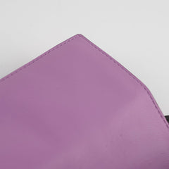 Fendi FF Baguette Purple Lambskin Leather Medium
