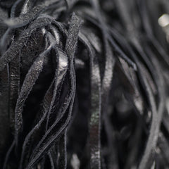 Prada Fringe Tassel Shoulder Bag Black