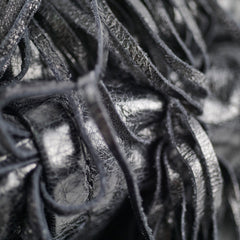Prada Fringe Tassel Shoulder Bag Black