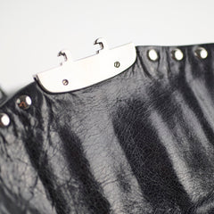 Prada Fringe Tassel Shoulder Bag Black