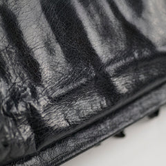 Prada Fringe Tassel Shoulder Bag Black