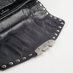 Prada Fringe Tassel Shoulder Bag Black