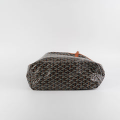 Goyard St Louis PM Black and Tan Shoulder Bag