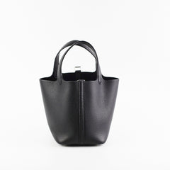 Hermes Picotin 18 Clemence Black U Stamp (2022)