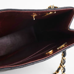 Chanel Vintage CC Locket Chain Tote Bag Black