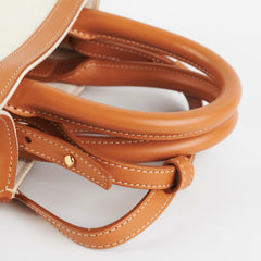 ITEM 13 - Celine Mini Vertical Cabas Canvas Logo Tote