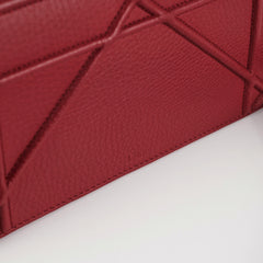 Christian Dior Small Diorama Burgundy Crossbody Bag