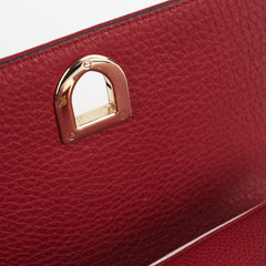 Christian Dior Small Diorama Burgundy Crossbody Bag