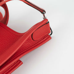 Hermes Evelyne 29 Togo Red A Stamp