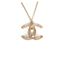 Chanel Coco Mark Logo Long Necklace Costume Jewellery (reversible)