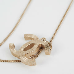 Chanel Coco Mark Logo Long Necklace Costume Jewellery (reversible)