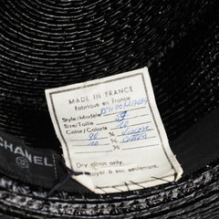 Chanel Black Vintage Hat