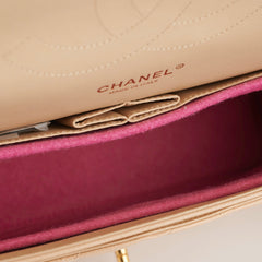 Chanel Classic Double Flap Jumbo Beige Caviar Bag