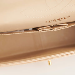 Chanel Classic Double Flap Jumbo Beige Caviar Bag