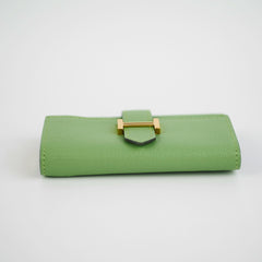 Hermes Vert Criquet Bearn 4 Ring Key Holder