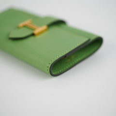 Hermes Vert Criquet Bearn 4 Ring Key Holder