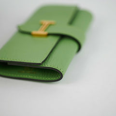 Hermes Vert Criquet Bearn 4 Ring Key Holder