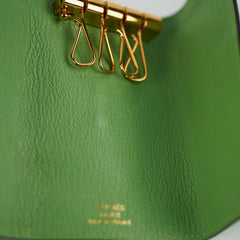 Hermes Vert Criquet Bearn 4 Ring Key Holder