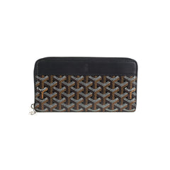 Goyard Matignon GM Long Black Wallet
