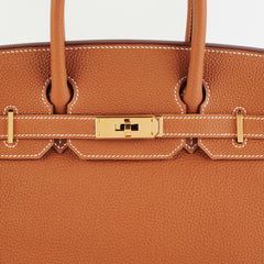 Hermes Birkin 30 Gold Togo -Stamp Y 2020