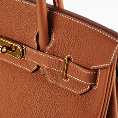 Hermes Birkin 30 Gold Togo -Stamp Y 2020