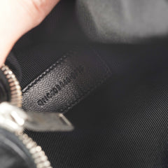 Saint Laurent Fringe Wristlet Pouch Black